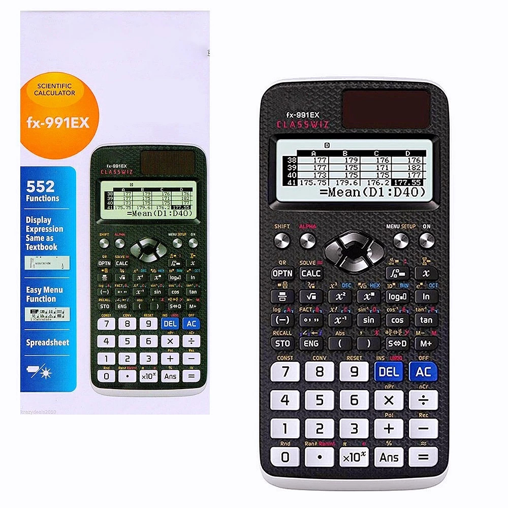 cientific Calculator FX-991EX FX-991ES PlusCalculators New Edition 240 Functions 2nd Edition