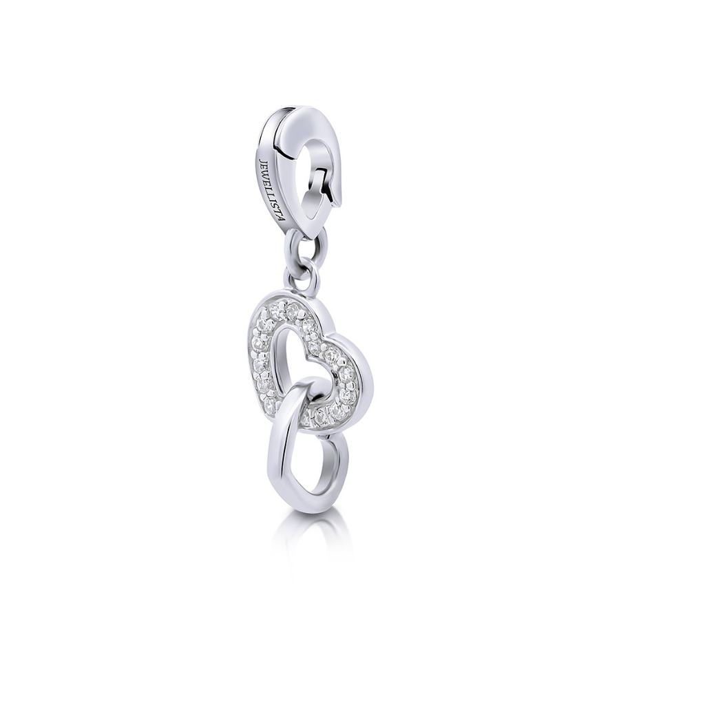 Jewellista تعليقة فضة 925 DoubleLove بزركون — صورة 2