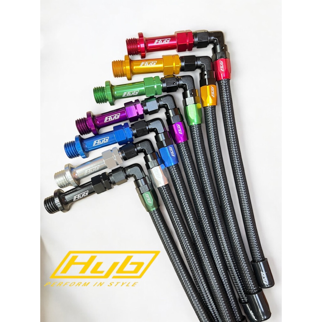 HYB สายระบายไอ+ฐานอลูไดร์สีHYB New🎉 จีออโน่ หลีด แกรนฟีลาโน่ pcx คลิก นูโว มีโอ ฟีโน่ N-max ฟาซิโอ้