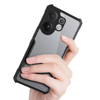 เคสขอบดำ HHL สำหรับ VIVO V70 V70lite V60 V60Lite 5G X200FE เคสกันกระแทก ขอบดำหลังใส