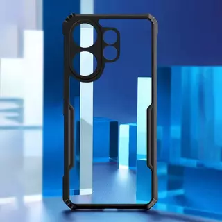 เคสขอบดำ HHL สำหรับ VIVO V70 V70lite V60 V60Lite 5G X200FE เคสกันกระแทก ขอบดำหลังใส