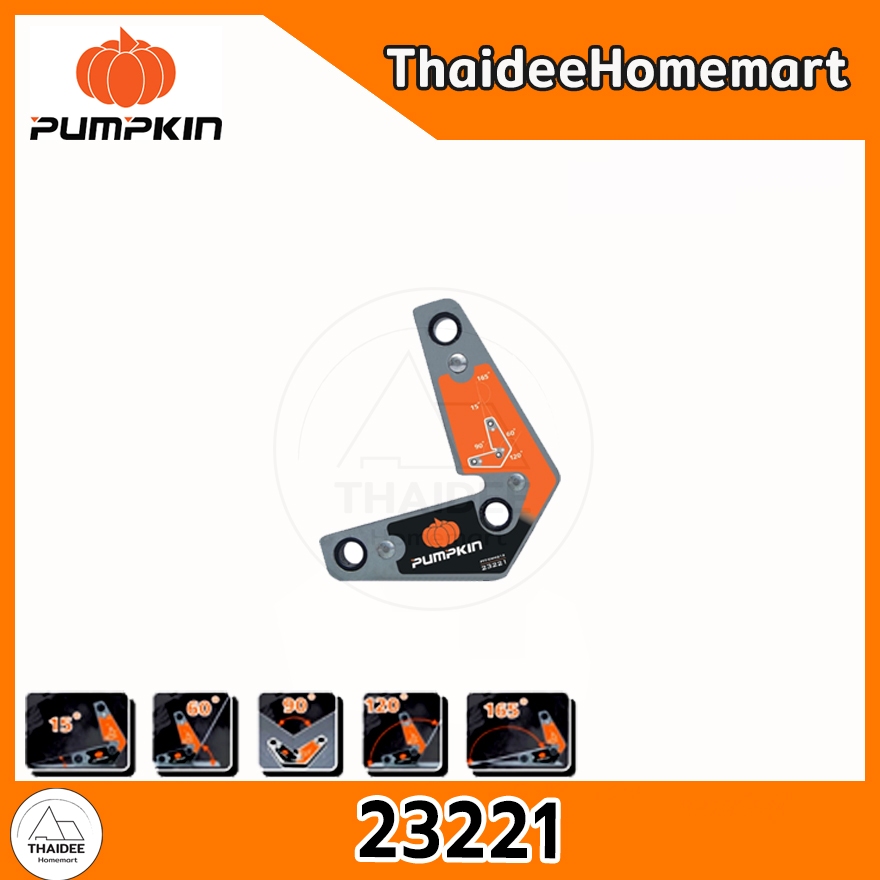 PUMPKIN แม่เหล็กจับฉาก มุมใน/มุมนอก 2-1/2 นิ้ว (23221) / 3-5/8 นิ้ว (23222) (เลือกขนาด) ราคา ถูกที่สุด ดีลบีเคเค แกลเลอรีภาพที่ 2