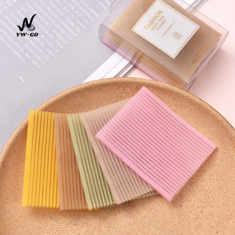 10 ชิ้น เก็บผม แผ่นเก็บไรผม แผ่นแปะผมตีนตุ๊กแก ที่แปะผม แผ่นแปะผม (พร้อมส่งค่ะ) G3292