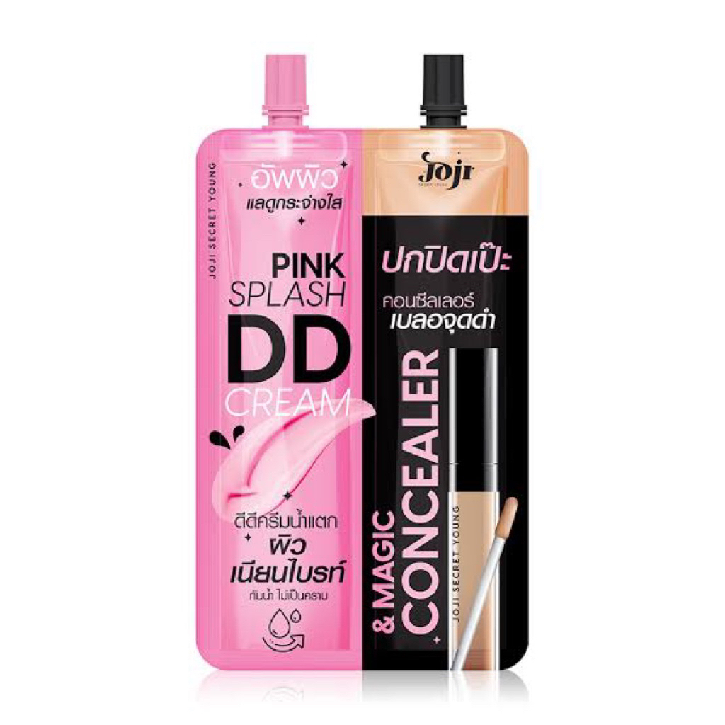 JOJI SECRET YOUNG - Pink Splash Dd Cream & Magic Concealer (10g.) โจจิ ซีเคร็ท ยัง พิ้งค์ สแปลช ดีดี ครีม แอนด์ เมจิก คอ