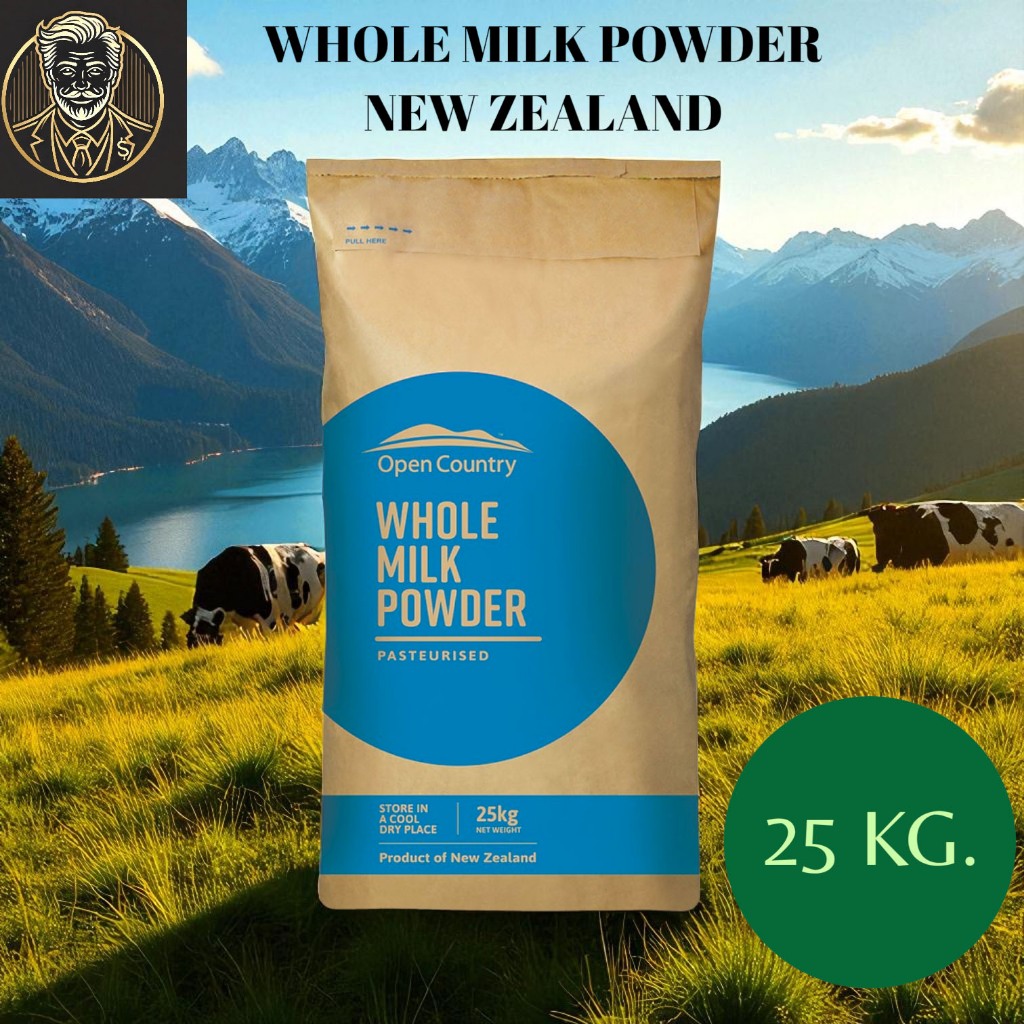 OCD Whole Milk Powder - นมผงเต็มมันเนยแท้พรีเมียม จากนิวซีแลนด์ | วัตถุดิบเบเกอรี่ เครื่องดื่ม ไอศกรีม | ขนาด 25 กก.