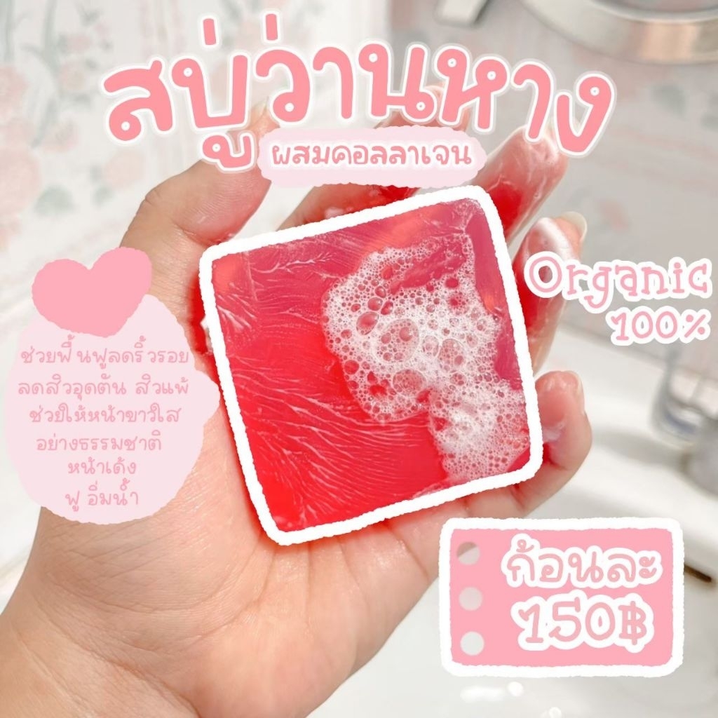สบู่ว่านหางจระเข้คอลลาเจน
