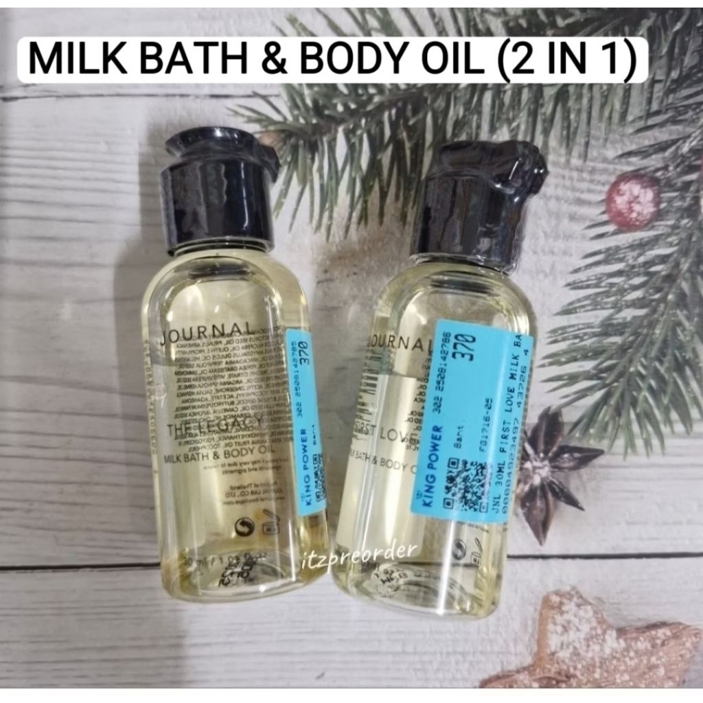 ✨️แท้จาก King Power✨️ Journal Milk Bath & Body Oil (2 in 1) 30ml