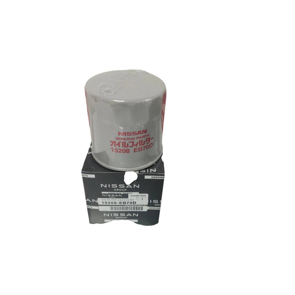 กรองน้ำมันเครื่อง แท้100%สำหรับรุ่นรถยนต์NISSAN NAVARA D40, D23, เครื่องYD25 2.5 เท่านั้น 15208EB70D