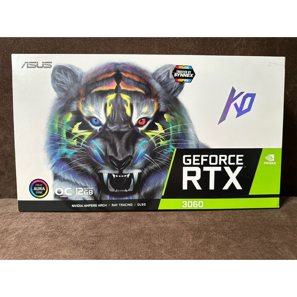 กล่องการ์ดจอ Asus geforce rtx 3060