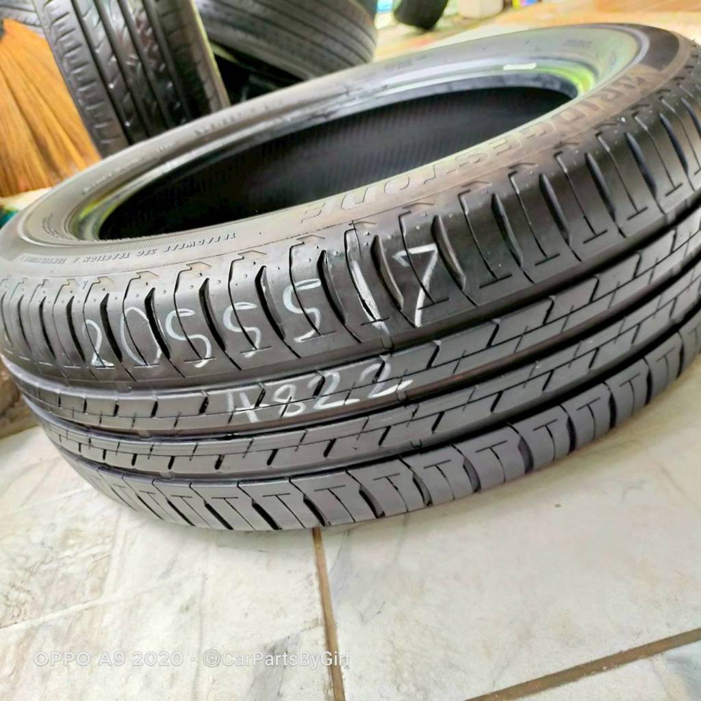 (ราคาต่อเส้น) ยาง% Bridgestone รุ่น Ecopia EP150 ขนาด 205/55R17 ปี22(4822) มี 1 เส้น