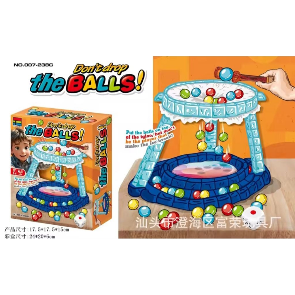 🏅Kids learning🏅The Balls Don't Drop เกมส์แข่งคีบบอล คีบบอลห้ามหล่น เกมส์ครอบครัว