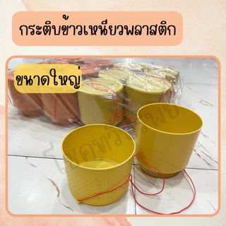 กระติกข้าวเหนียว พลาสติก (แพคละ12ชิ้น )ในราคาถูกๆจ้า