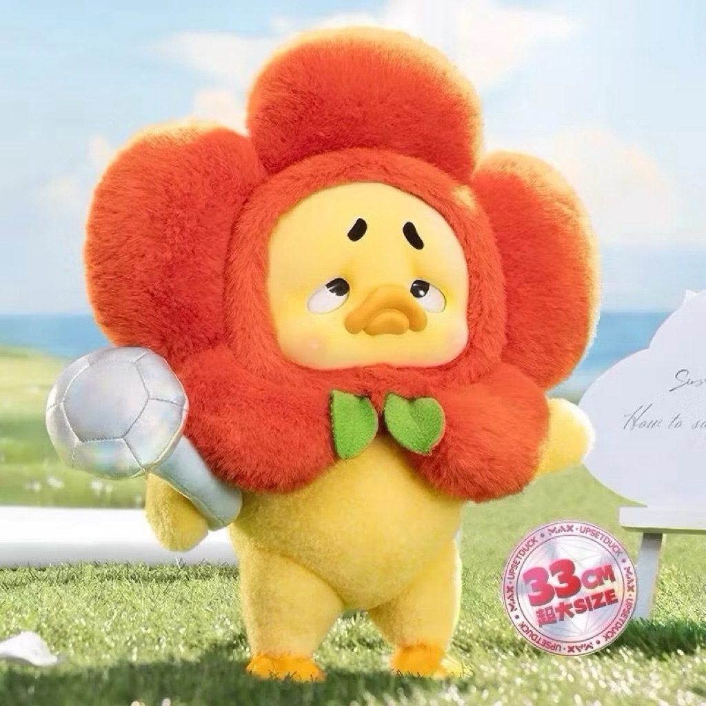 พร้อมส่งจากไทย🇹🇭🐥 MAX UPSETDUCK 400% BLOOM FOR U DUCK ตุ๊กตาเป็ดขนาด 33 cm. [1983] Upset Duck 400%