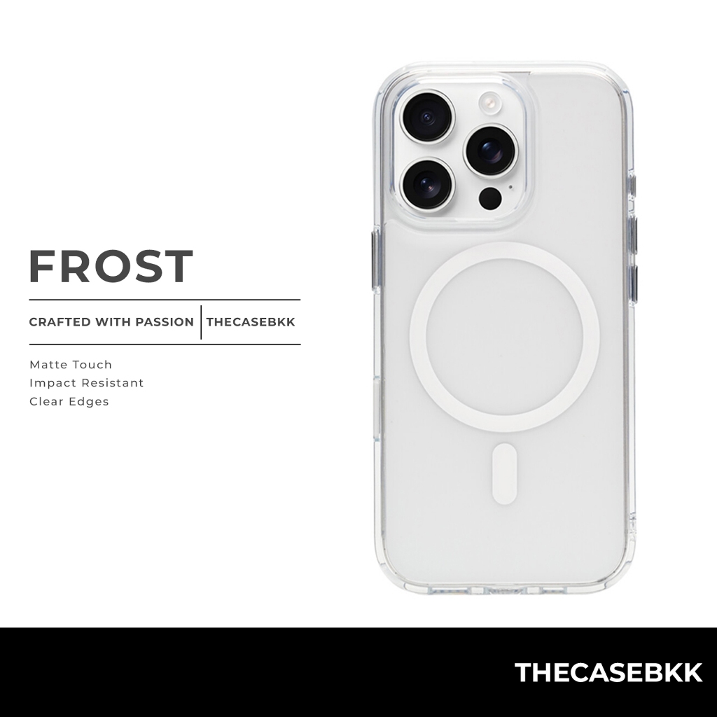 Frost Design เคสไอโฟนใส Clear Case THECASEBKK เคสกันกระแทก iPhone Case