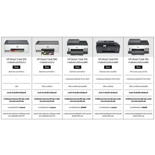 HP Smart Tank AIO 750/720/670/615 | Print Copy Scan |Auto Duplex| ใช้หมึก GT53 / GT52 | Wi-Fi USB