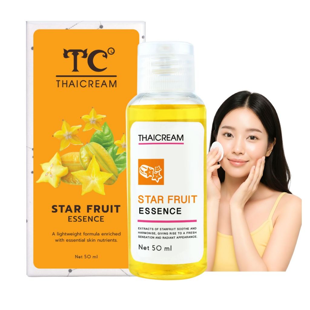 ไทยครีม โทนเนอร์เช็ดหน้า โทนเนอร์เช็ดผิว มะเฟือง Thaicream Star Fruit Essence โทนเนอร์ช่วยอะไร