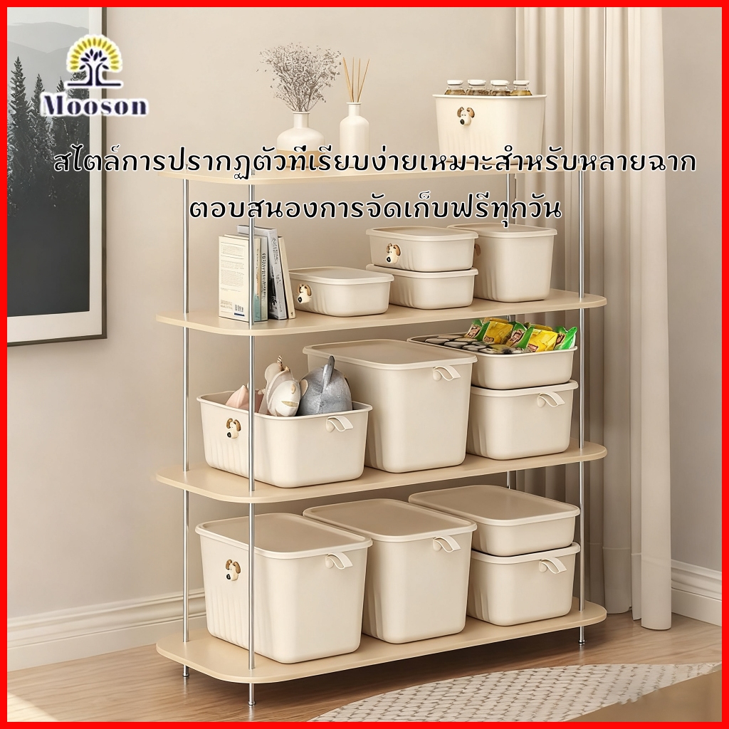 COD กล่องเก็บของอเนกประสงค์ หยัดพื้นที่ อุปกรณ์จัดเก็บเสื้อผ้า พร้อมฝาปิด กล่องเก็บเสื้อผ้า อเนกประสงค์ หยัดพื้นที่