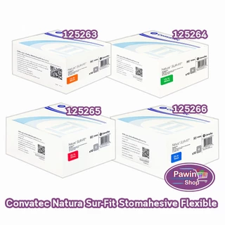 Convatec Sur-Fit Natura Stomahesive Flexible แป้นติดถุงหน้าท้อง ชนิดยืดหยุ่น [10 ชิ้น/1 กล่อง เฉพาะแป้น] BB 720X