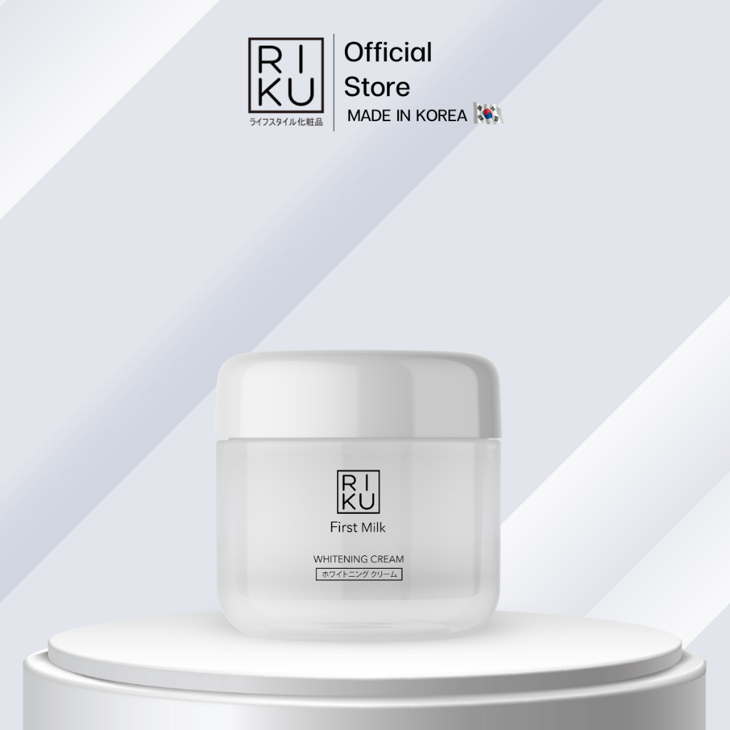 ส่งฟรี ครีมริคุ Riku ครีมแก้ฝ้า ครีมนมเกาหลี ลดเลือนริ้วรอย ผิวกระชับ รูขุมขนเล็กลง สริมสร้างคอลลาเจน ผิวเรียบเนียน