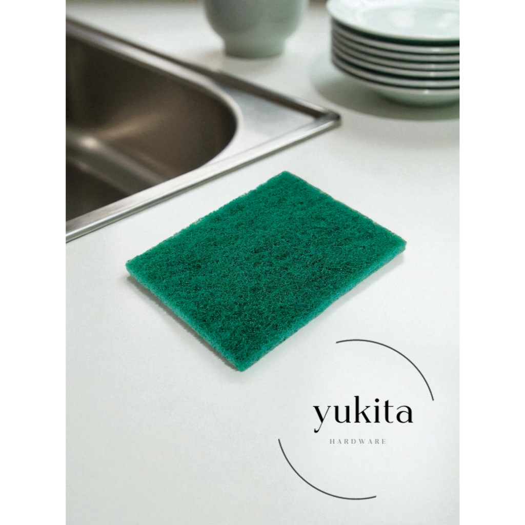 (ยกโหล12ห่อ) 3in1 ฟองน้ำล้างจาน สองด้าน หุ้มตาข่าย ฟองน้ำใยขัด ไบรท์ อเนกประสงค์ สําหรับล้างทําความสะอาด - รูปที่ 4