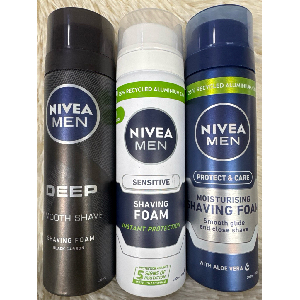 โฟมโกนหนวดนีเวียเมน 200ml.NIVEA MEN
