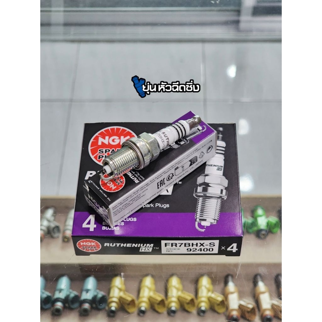 หัวเทียน NGK RUTHENIUM HX เบอร์ 7 แท้🇯🇵 รหัส FR7BHX-S (BKR) เกลียวปกติ VIOS YARIS 1NZ JAZZ CITY
