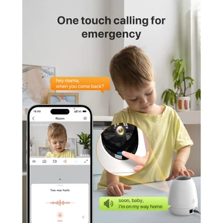 Tenda CP7 Pan/Tilt Wireless Security IP Camera WiFi ภาพคมชัดความละเอียด 5MP Night Vision Indoor CCTV