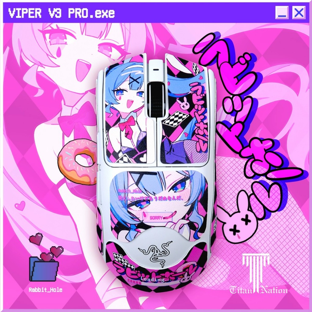 สติกเกอร์เทปติดเมาส์ กันลื่น กันเหงื่อ สำหรับ Viper V3 Pro