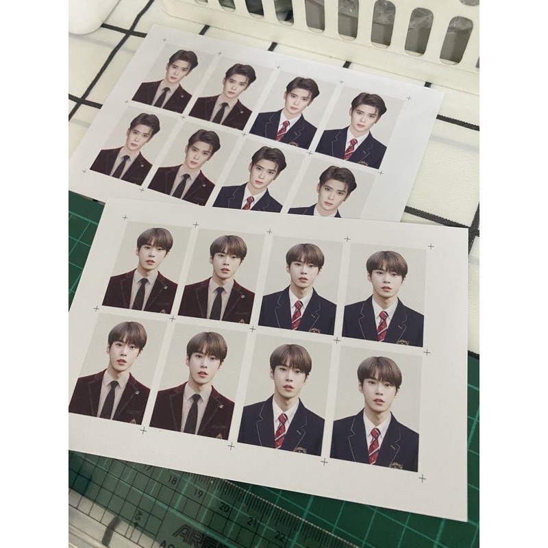 พร้อมส่ง✨ได้ทั้งแผ่น ตัดให้ Photo ID NCT127 3x4 cm. แจฮยอน โดยอง