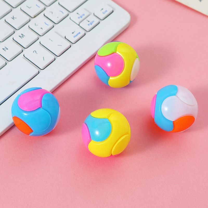 ของเล่นทางปัญญา ลูกบอลประกอบทรัมเป็ต ปริศนาสำหรับเด็ก ของเล่นบล็อกบล็อก ของเล่นลูกบอลรูบิค - รูปที่ 4