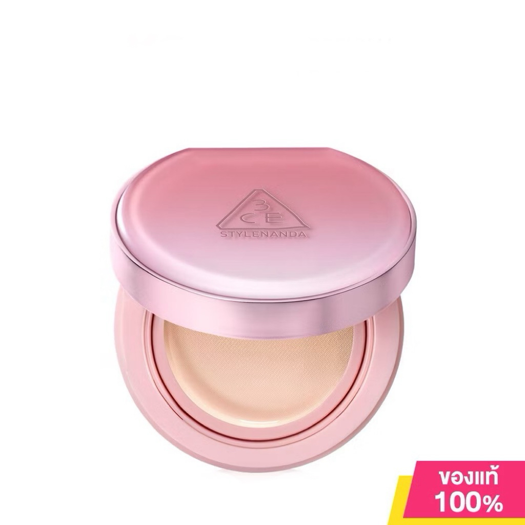 NEW 🌟 3CE Fitting Mesh Cover Cushion ⭐️ N01 🎁 แถมพวงกุญแจ