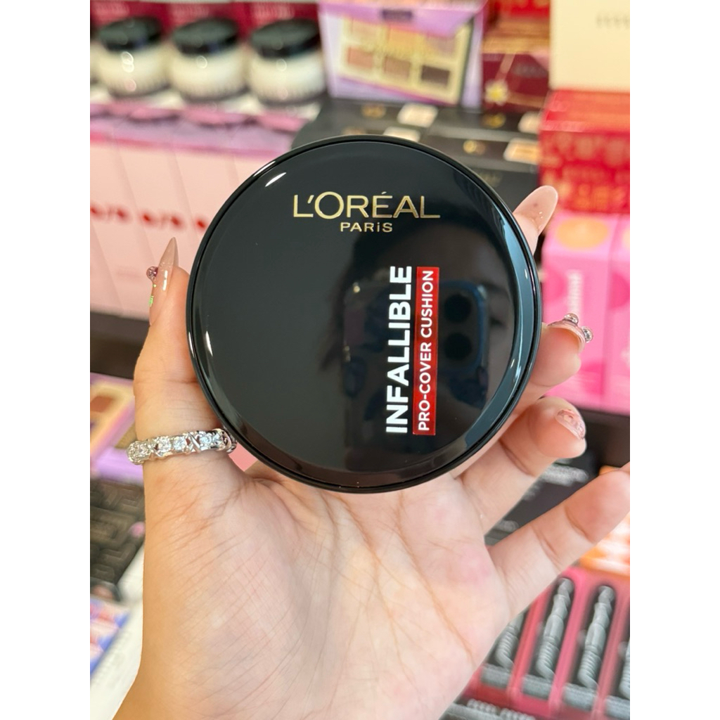 (แยกขาย/ของแท้💯) L’OREAL PARIS Infalliable Pro-Cover Cushion 14g