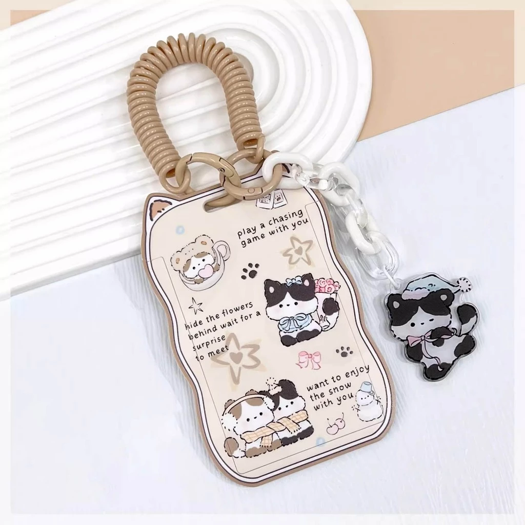 [พร้อมส่ง] Card Holder ที่ใส่บัตรลายการ์ตูนน่ารัก สำหรับคีย์การ์ด บัตรโดยสาร บัตรนักเรียน ฯลฯ Biangels