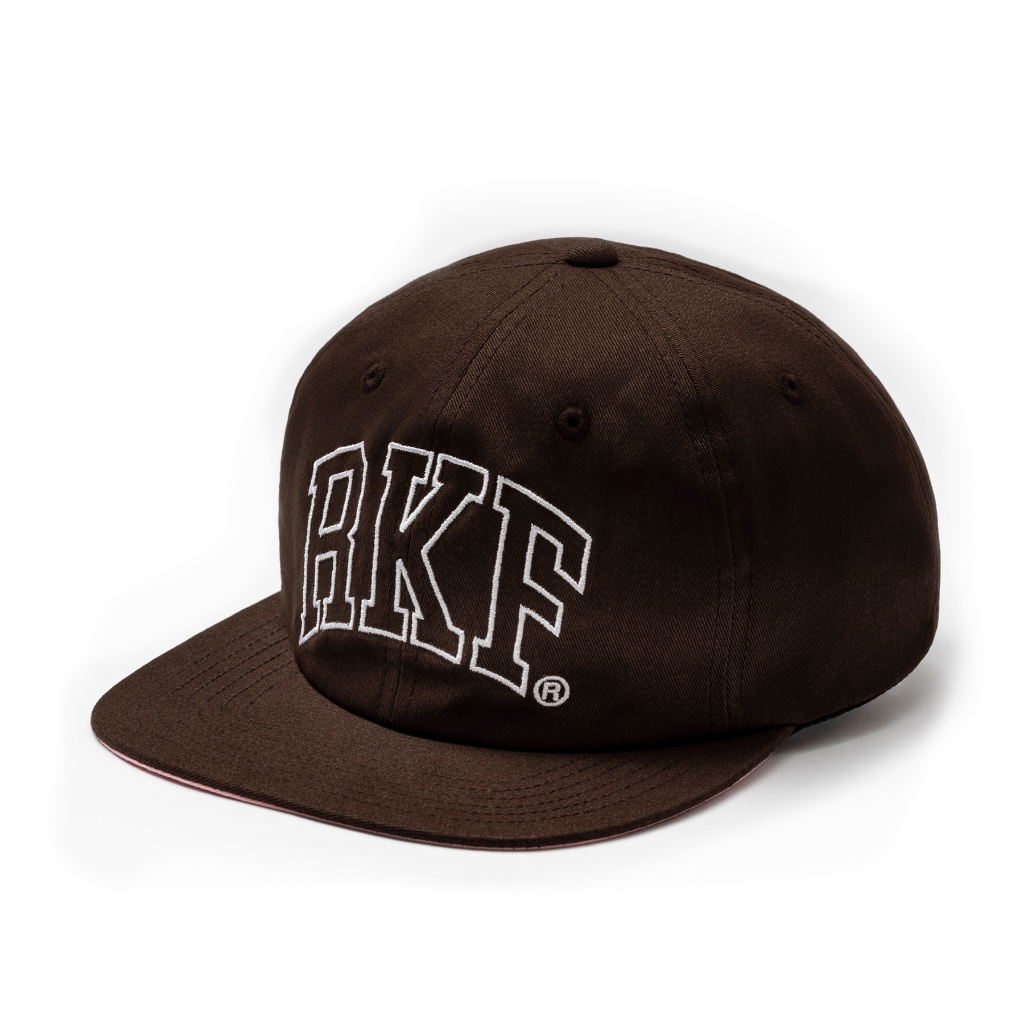 Rubber Killer - RK COLLEGE BASEBALL CAP - Brown/Pink - 203140130