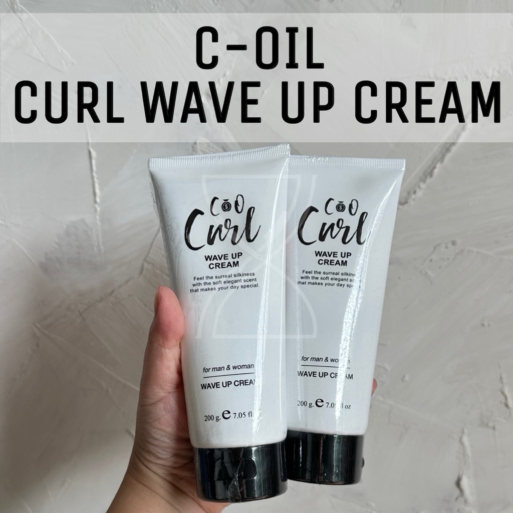 (ของแท้/สินค้าพร้อมส่ง) C-Oil Curl Wave Up Perm ครีมจับลอน ผมหยิก ผมฟู ให้ลอนธรรมชาติ