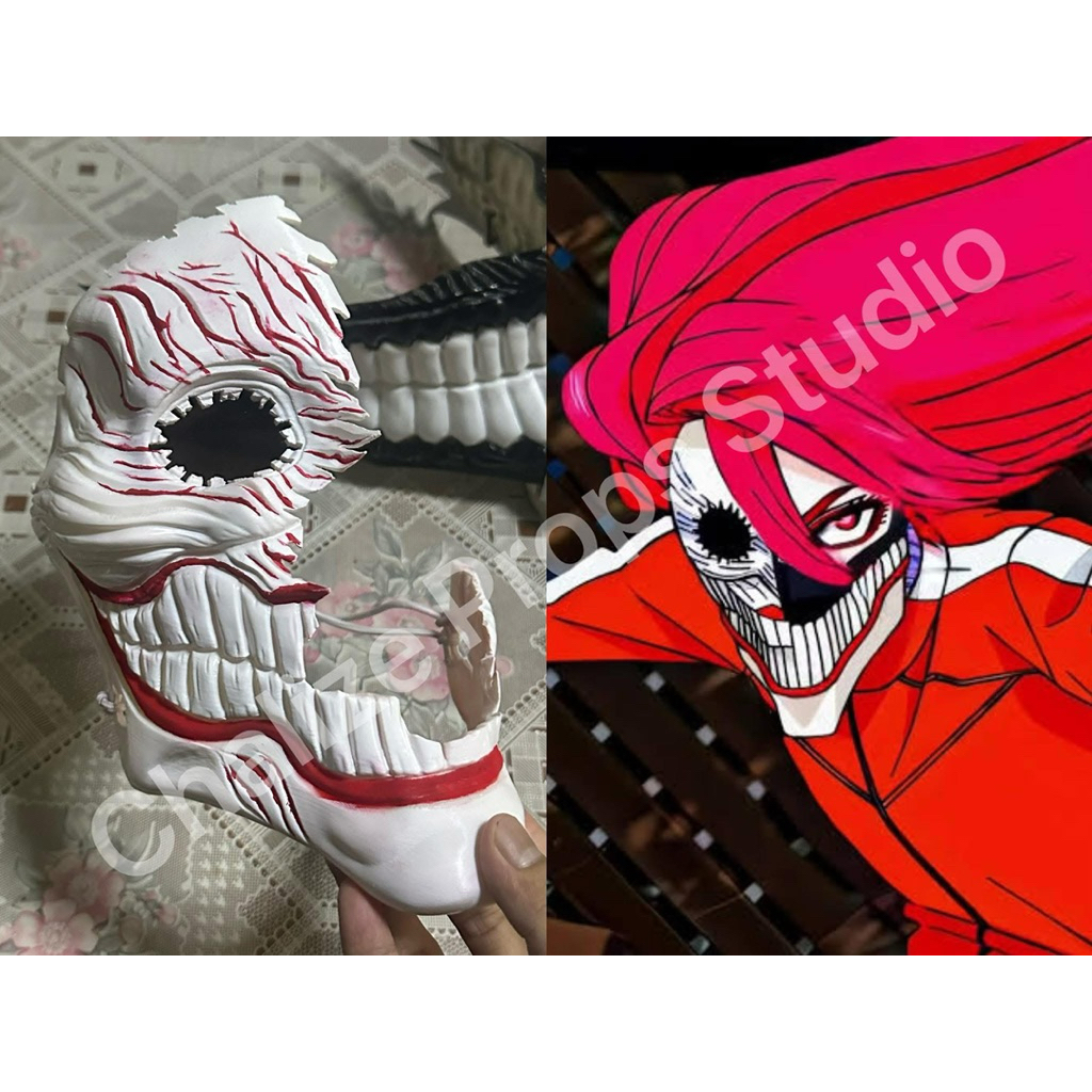 หน้ากากไอระ Aira Dandadan cosplay 3D mask