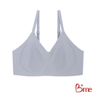 B'me เสื้อชั้นในไร้ขอบ level 1 ฟองบาง รุ่น ME1A3W (แพ็ก 3 ตัว คละสี) สีเบจ สีครีม สีเทา