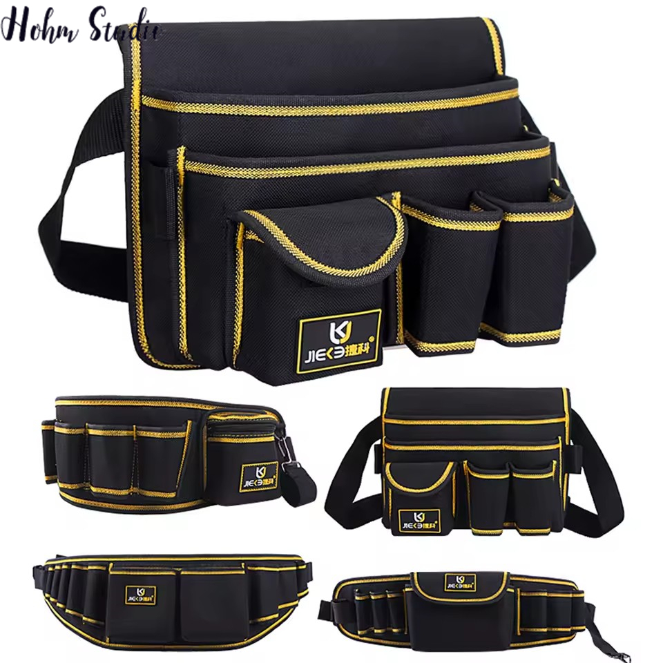 พร้อมส่ง💥กระเป๋าคาดเอว กระเป๋าคาดเอวกันน้ำ กระเป๋าเครื่องมือ กระเป๋าใส่เครื่องมือ แพ็คเกจช่างไฟฟ้า กระเป๋าช่าง คุณภาพสูง