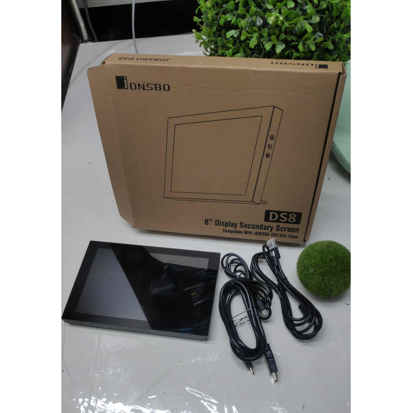 Jonsbo DS8 Black Monitor จอเสริม สำหรับใส่ในเคส jonsbo หรือ diy