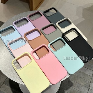 พร้อมส่งในไทย เคสโทรศัพท์ ซิลิโคน สีพื้นพรีเมี่ยม สำหรับ iPhone 17Promax  iPhone 17Pro iPhone 17Air 17 024