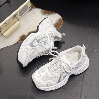 ส่งฟรี รองเท้าผ้าใบ เสริมส้น กันลื่น ระบายอากาศได้ดี รองเท้าผ้าใบแฟชั่นเกาหลี สินค้าพร้อมส่ง [LN919]