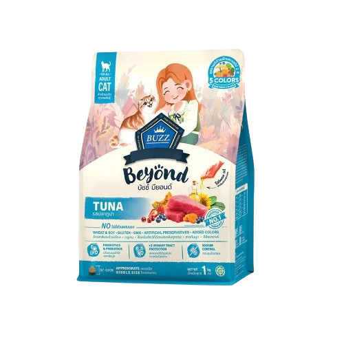Buzz beyond อาหารแมวบัซซ์ บียอนด์ สำหรับลูกแมวและแมวโตทุกสายพันธุ์ ขนาดถุงละ 1 Kg - รูปที่ 4