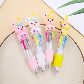 kingshopping（0404）ปากกาลูกลื่น 4สี ปากกาหลายสี ในแท่งเดียว
