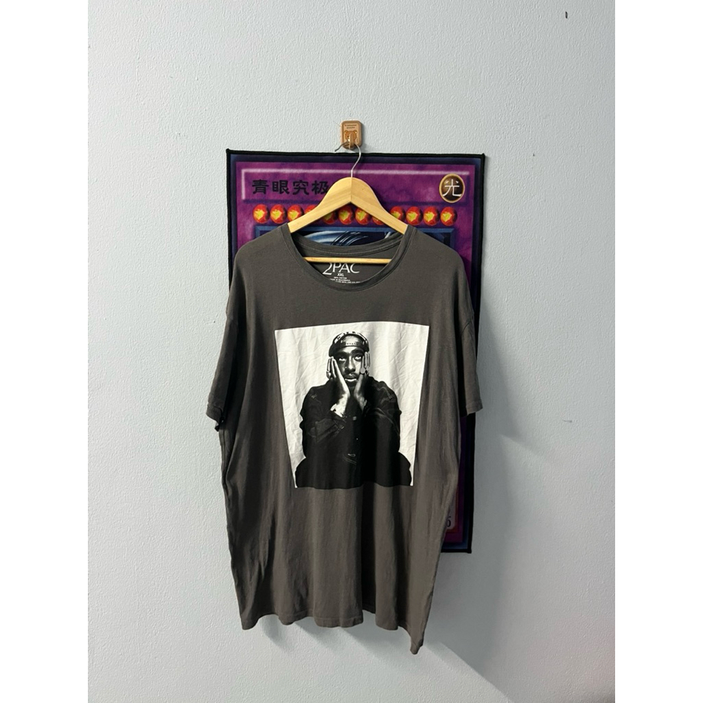 2PAC t shirt (ปั๊มคอ)