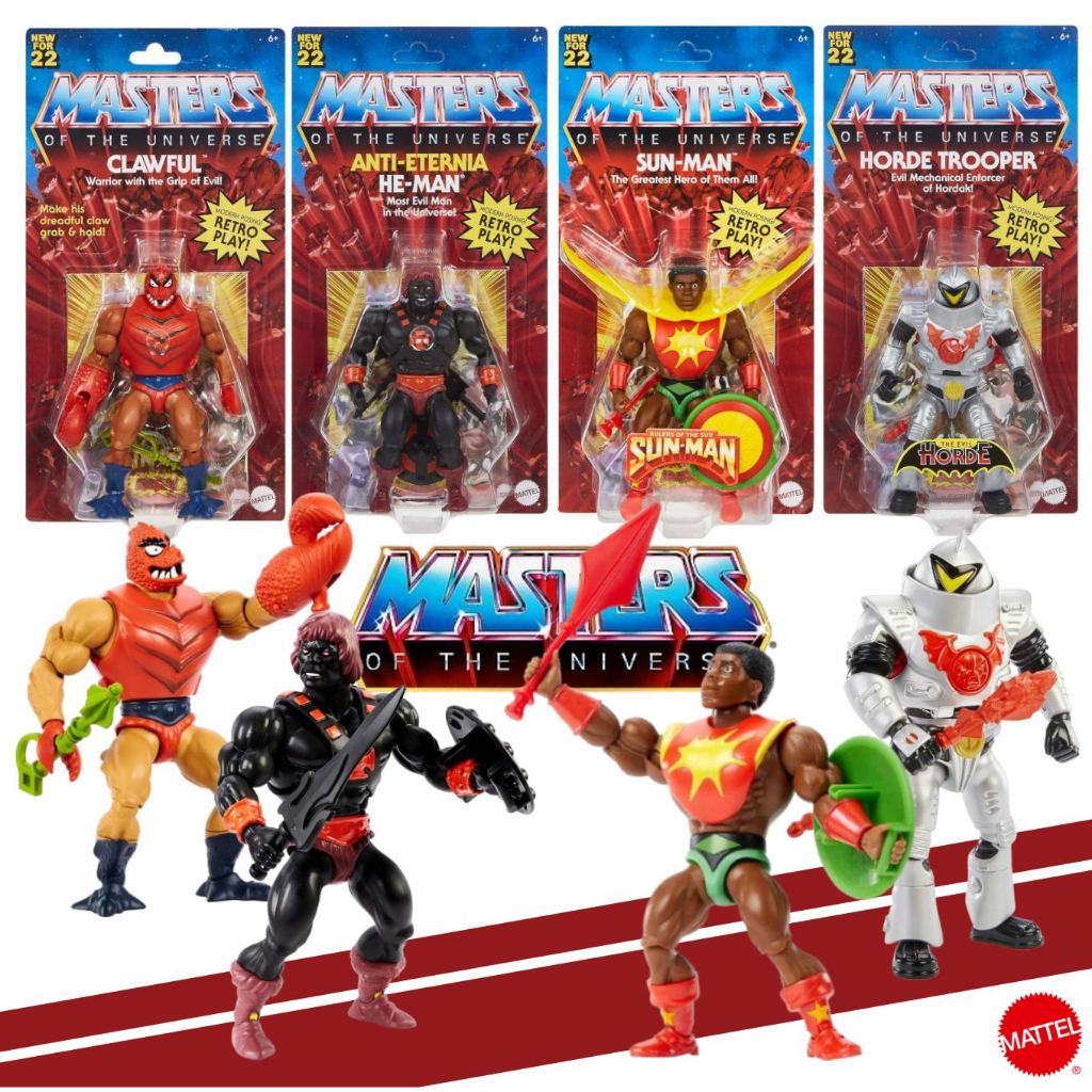 เลือกแบบได้ - Masters of the Universe – Action Figure Retro Play โมเดลแอ็คชั่นฟิกเกอร์ (MOTU) Retro Play GNN84 # - รูปที่ 2