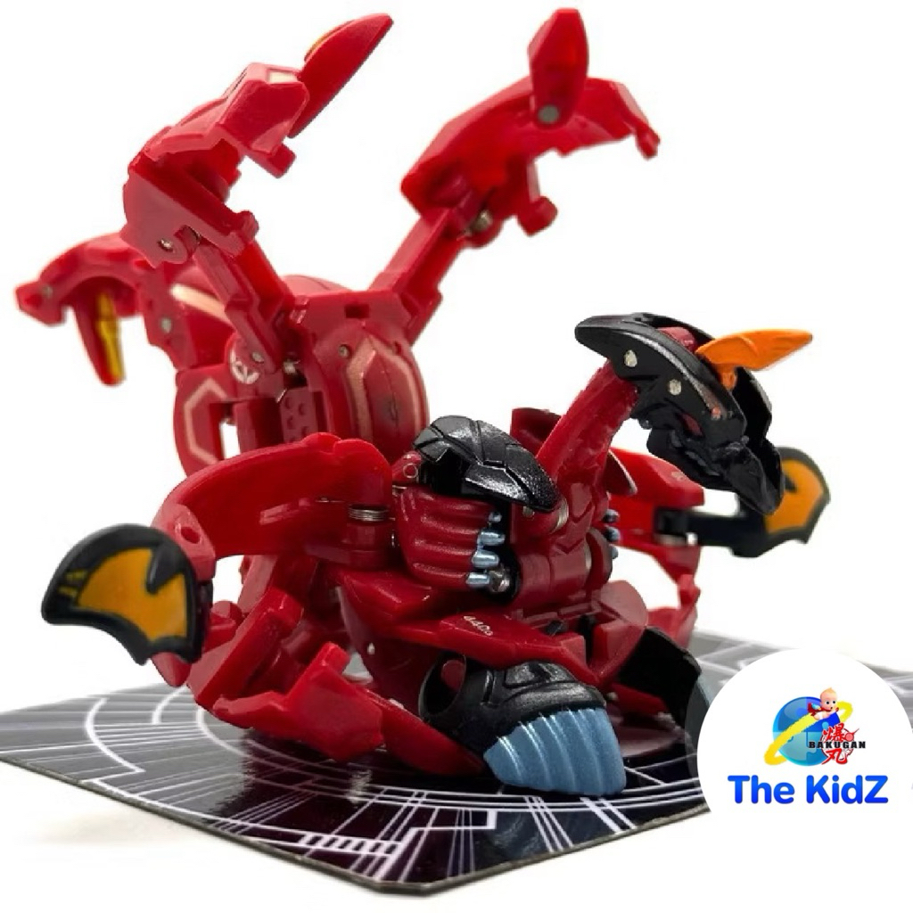 Bakugan B2 Helios Pyrus Anime ver.& Bakugan Trap Pyrus Metalfencer (rare)