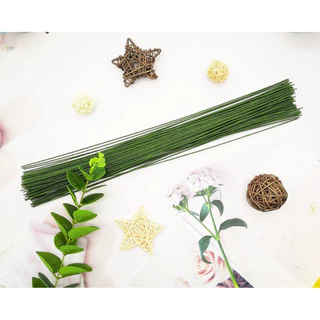 ลวดพันก้าน เบอร์ 18-24 มัดละ100เส้น สีเขียว พร้อมส่งจากไทย [มีส่งด่วนในกทม.]