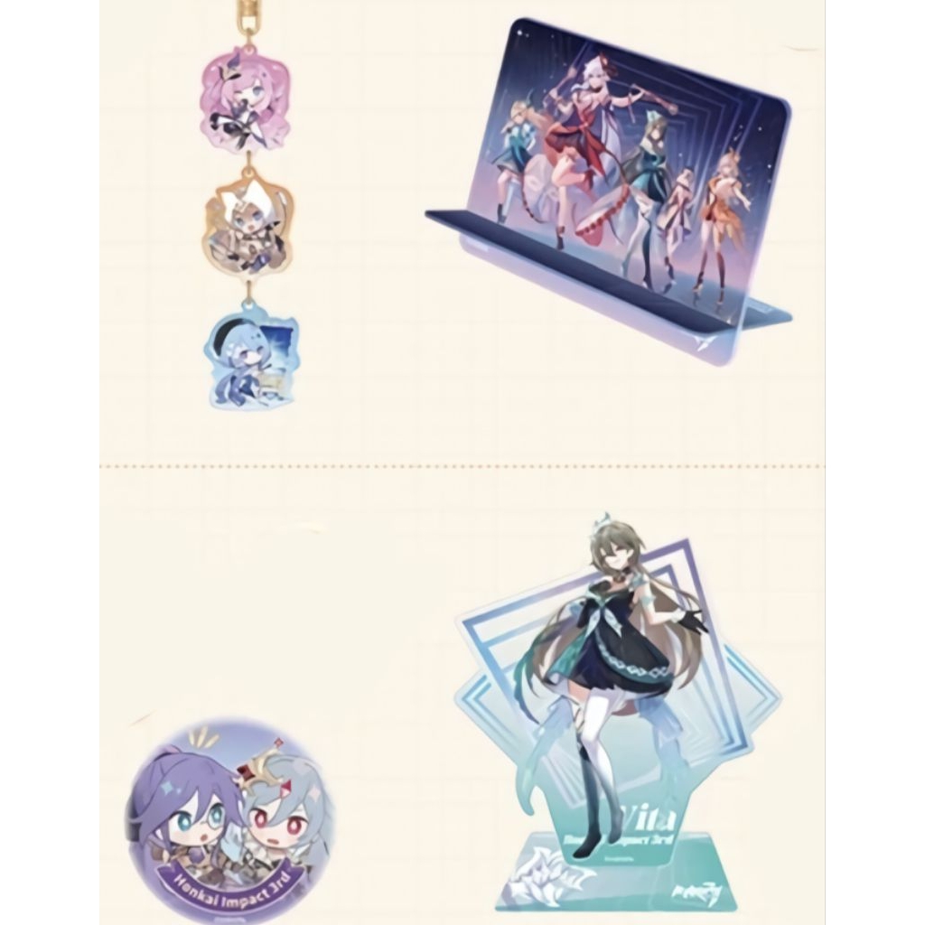 (พร้อมส่ง) standy Vita,Honkai impact 3, Hoyofest 2025 standy, Fuhua senti
