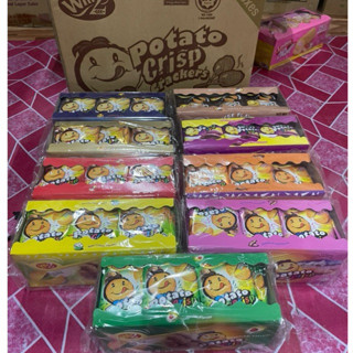 โปเตโต้แลบลิ้น potato crisp(ยกลัง12แพ็ค)มีหลายรสชาติ