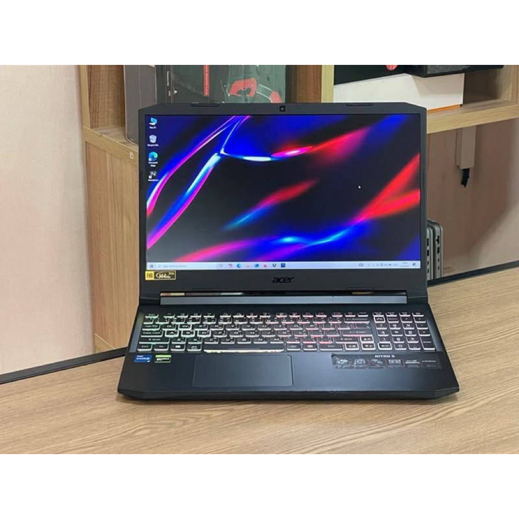 Acer Nitro 5 AN515-50QU i5-11300H SSD512GB RAM16GB GTX 1650 (4GB GDDR6) คีย์ไฟ สินค้ามือสอง